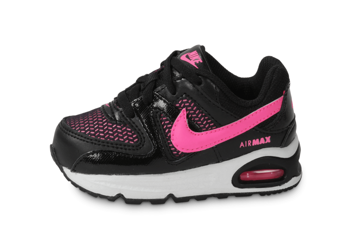 air max fille noir et rose