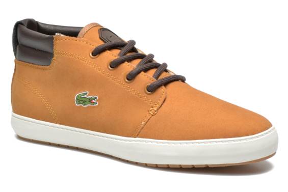 basket lacoste marron