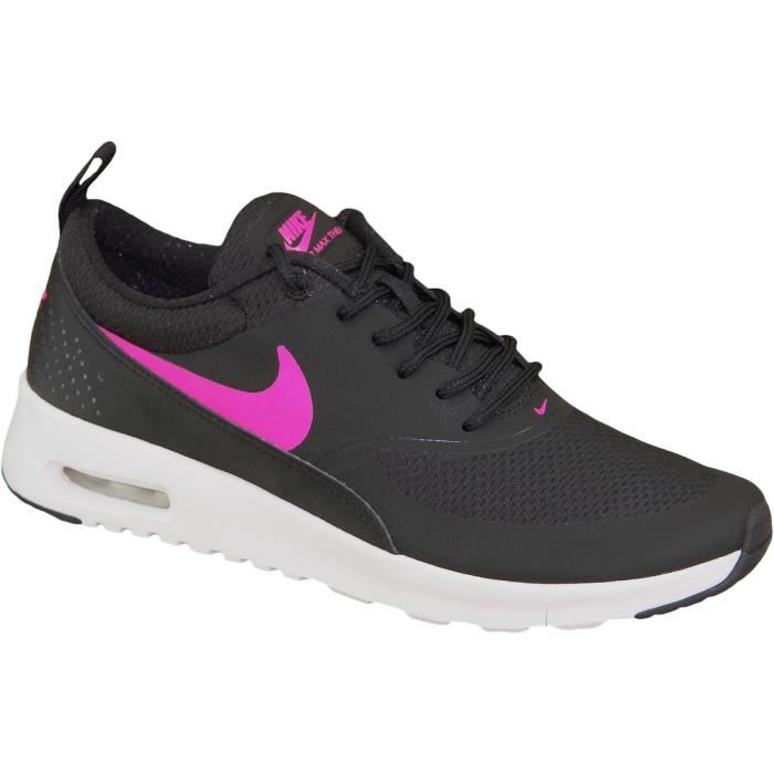 nike air max femme rose et noir