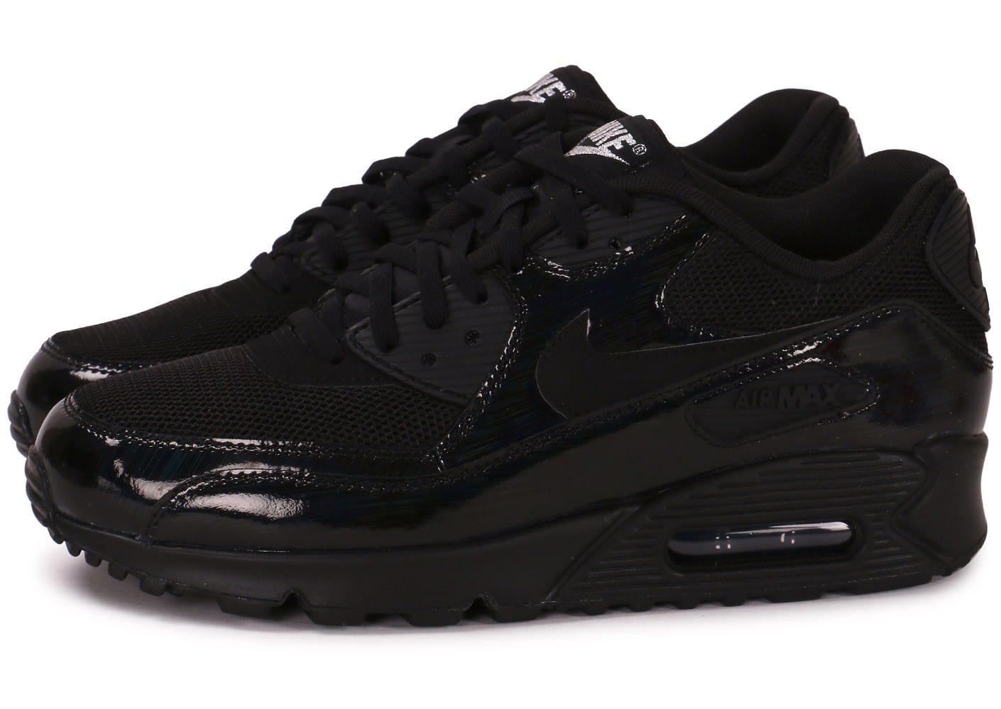 air max noir cuir femme