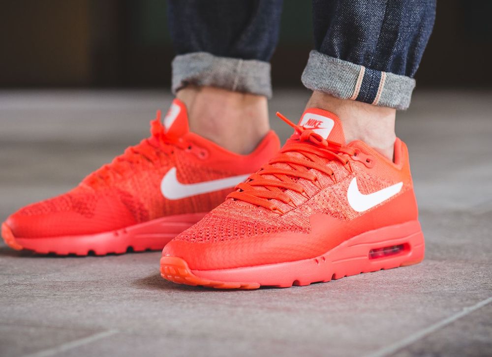 air max 1 ultra flyknit red