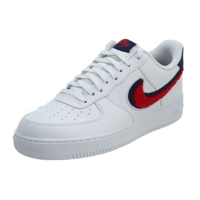 nike blanche logo rouge