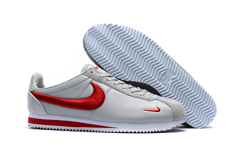 nike cortez blanche rouge