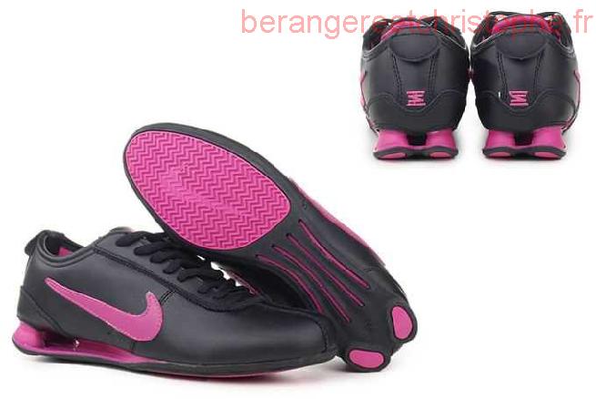 nike shox rivalry femme noir et rose