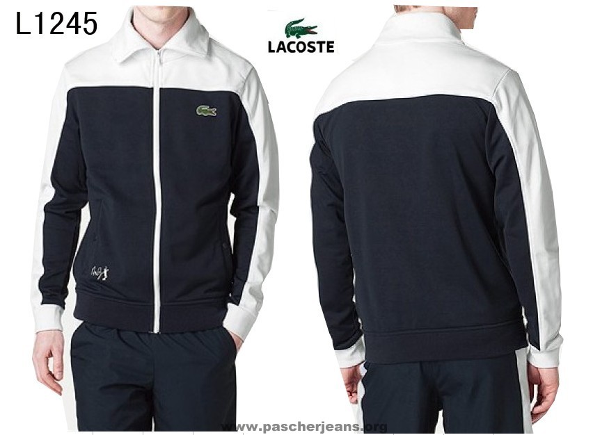 survetement lacoste solde homme